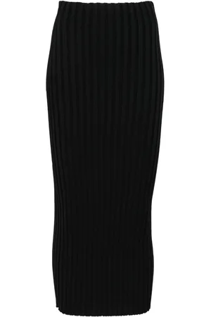 Fabiana Filippi Jupe en maille à design nervuré