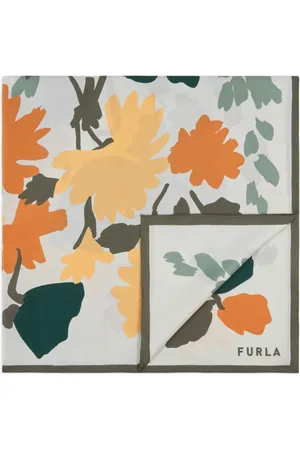 Furla Foulard en soie à fleurs