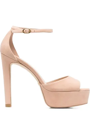 Stuart Weitzman Sandales en daim à plateforme