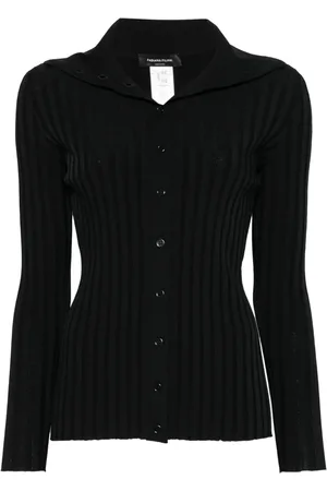 Fabiana Filippi Cardigan en maille à design nervuré