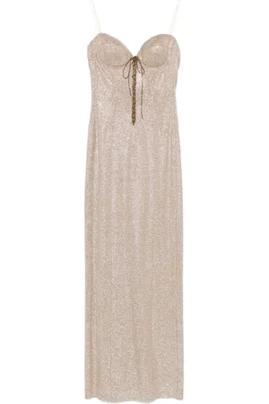 GIUSEPPE DI MORABITO Robe longue à ornements strassés