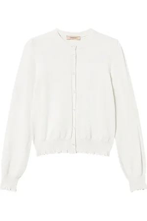 Twin-Set Cardigan à bords festonnés