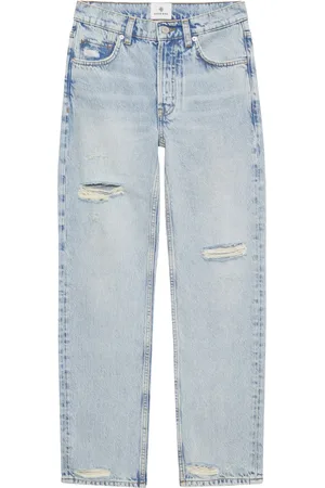ANINE BING Jean à effet usé