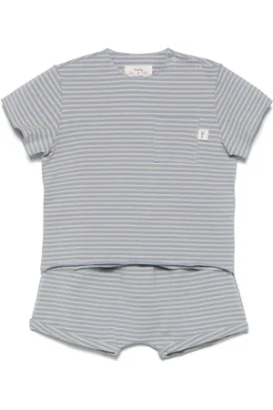 TEDDY & MINOU Ensemble haut-short à rayures