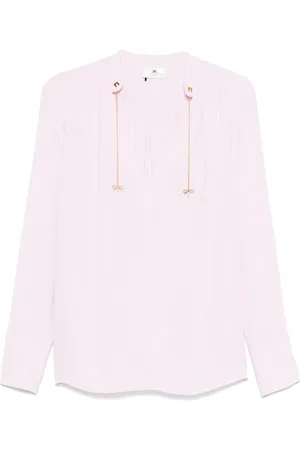 Elisabetta Franchi Blouse à breloque logo
