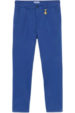 Manuel Ritz Pantalon à détails plissés