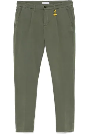 Manuel Ritz Pantalon à détails plissés