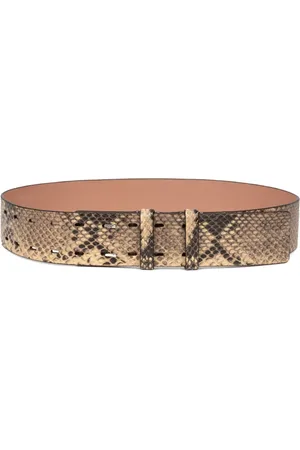 DRIES VAN NOTEN Ceinture en peau de serpent