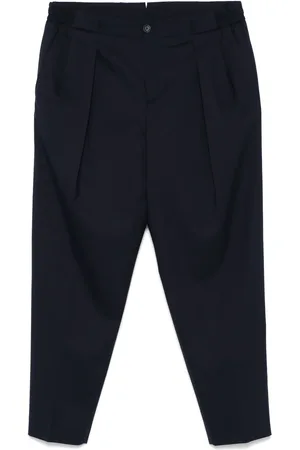 Manuel Ritz Pantalon à détails plissés