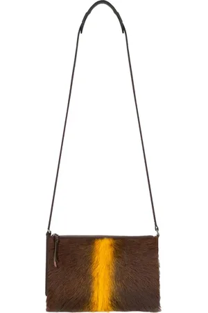 DRIES VAN NOTEN Sac porté épaule en daim