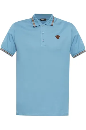 VERSACE Polo à logo Medusa brodé
