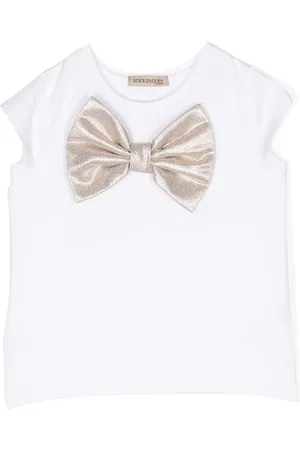 HUCKLEBONES LONDON T-shirt à détail de nœuds