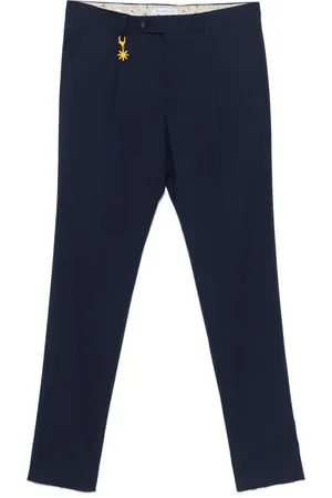 Manuel Ritz Pantalon à détails plissés
