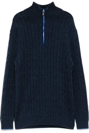 N.PEAL Pull en maille torsadée