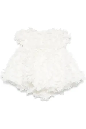 LA STUPENDERIA Robe à fleurs appliquées