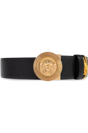 VERSACE Ceinture en cuir à boucle Medusa