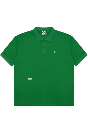 A Bathing Ape Polo à logo brodé