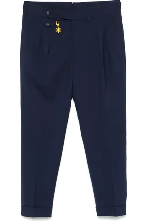 Manuel Ritz Pantalon à détails plissés
