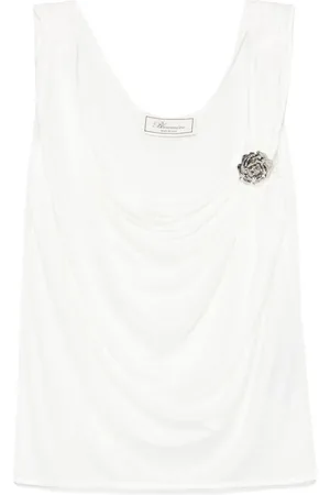 BLUMARINE Haut à broche fleur