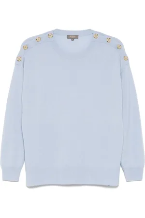 N.PEAL Pull à épaules boutonnées