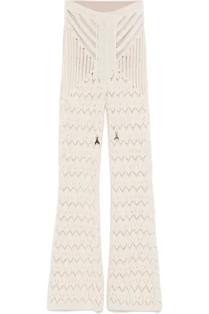 Patrizia Pepe Pantalon en maille ajourée