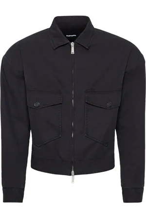 Dsquared2 Veste en coton à coupe crop