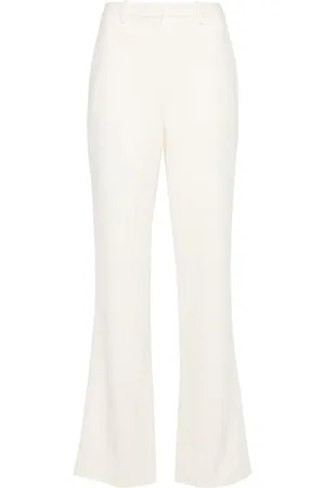 THEORY Pantalon droit en crêpe