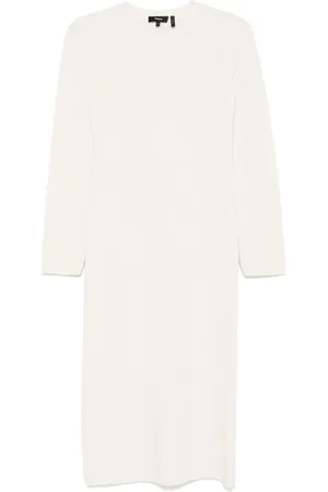 THEORY Robe mi-longue en tweed