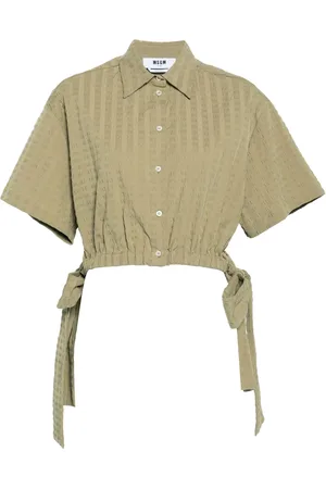 Msgm Chemise boutonnée à manches courtes
