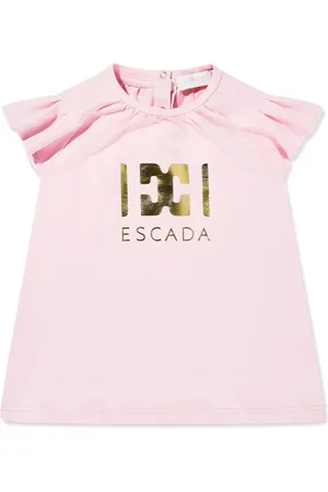 Escada Robe à logo imprimé