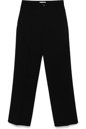 Jil Sander Pantalon en gabardine de laine vierge