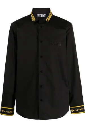 VERSACE Chemise à imprimé Chain Couture