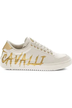 Roberto Cavalli Baskets à logo imprimé