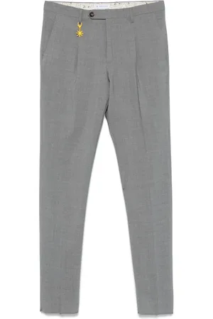 Manuel Ritz Pantalon à design plissé