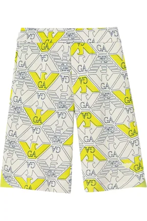 Emporio Armani Short à imprimé monogrammé