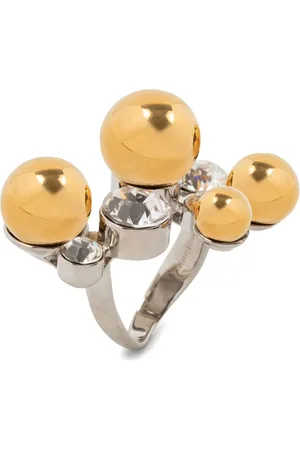 DRIES VAN NOTEN Bague à ornements de perles
