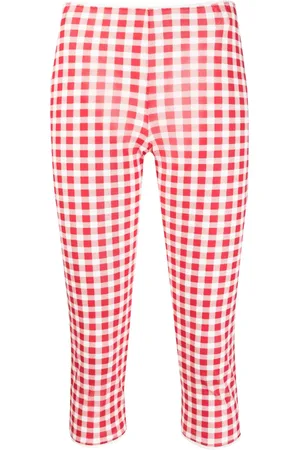 Acne Studios Legging bordé de dentelle à coupe courte