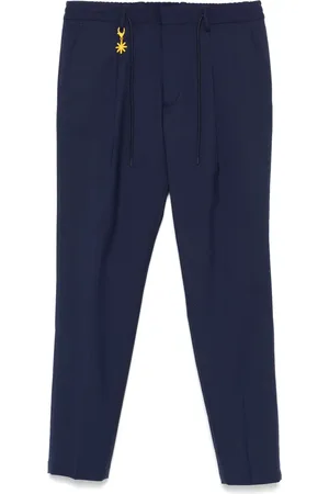 Manuel Ritz Pantalon à détails plissés