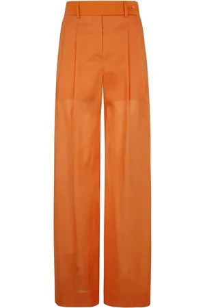 Alberta Ferretti Pantalon à design plissé