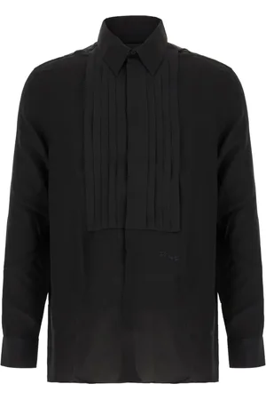 Givenchy Chemise en soie à plastron plissé