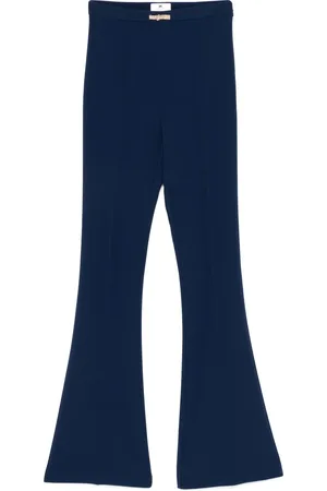 Elisabetta Franchi Pantalon droit à taille haute
