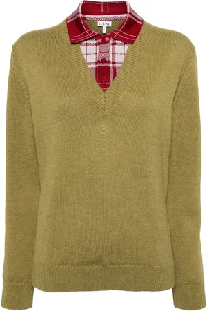 Loewe Pull en maille à design superposé
