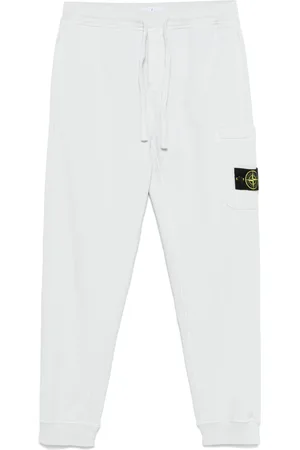 Stone Island Pantalon de jogging à patch logo
