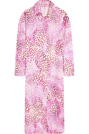DRIES VAN NOTEN Manteau à motif en jacquard