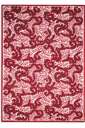 Lanvin écharpe à imprimé végétal