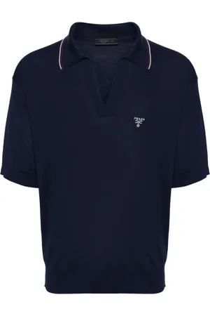 Prada Polo à logo brodé