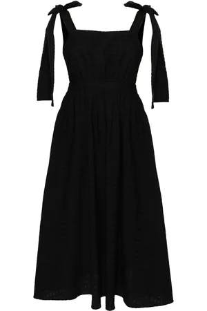 Msgm Robe mi-longue à détail de nœud