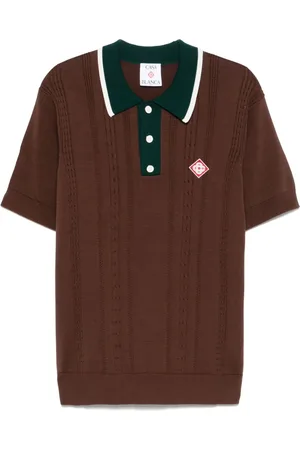 Casablanca Polo en maille torsadée