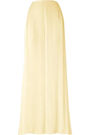 GENNY Pantalon palazzo à effet de transparence