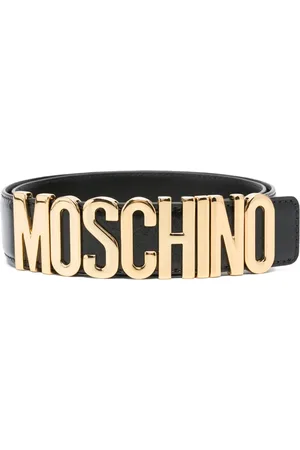 Moschino Ceinture à plaque logo